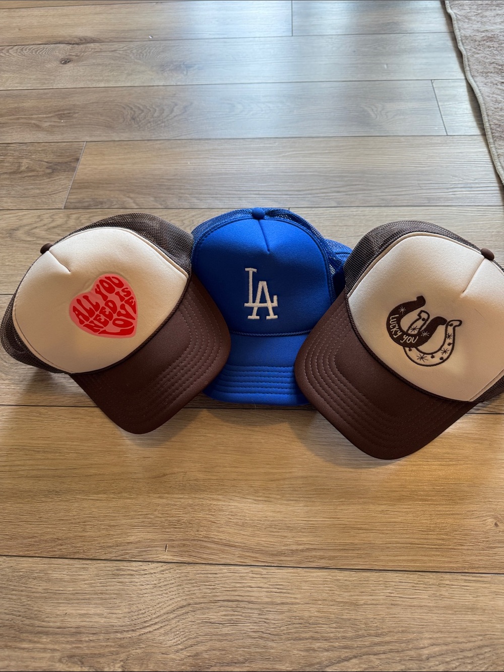 LA Blue Kids Trucker Hat - Blue